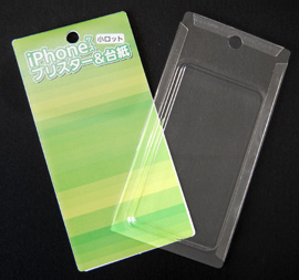 販促POP スマホカバー 小ロット販売用 ブリスター&台紙