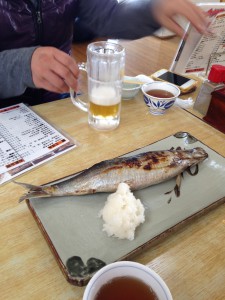 青塚食堂　特大にしん焼き