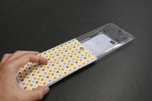 スマホカバー　ブリスター台紙