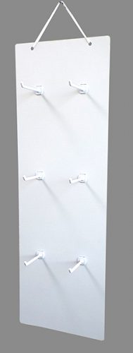 吊り下げハンガーボード 6個穴タイプ （横2×縦3）
