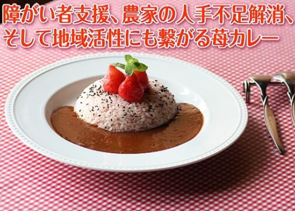 新しい越谷名物に「越谷いちごカレー」