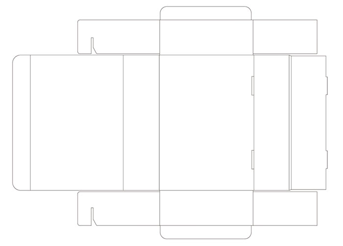 N式箱展開図