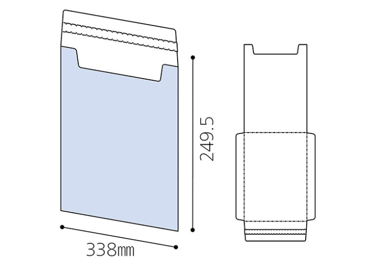 縦型厚紙封筒サイズ